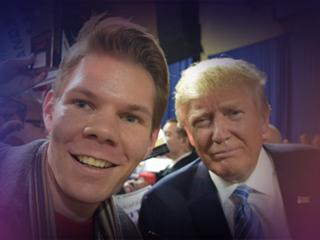 Victor Vlam with Trump