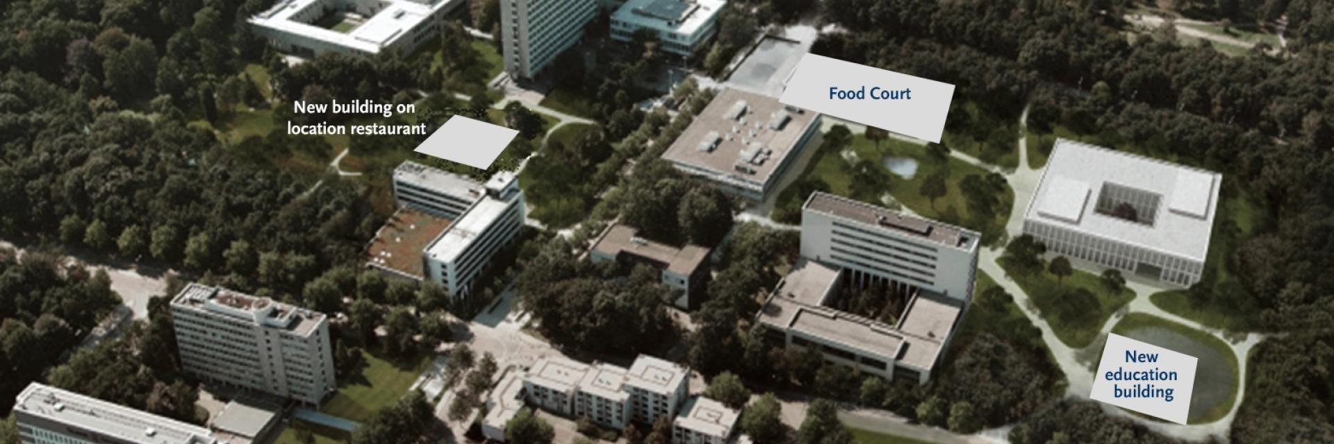 Campus Developments - aerial photo