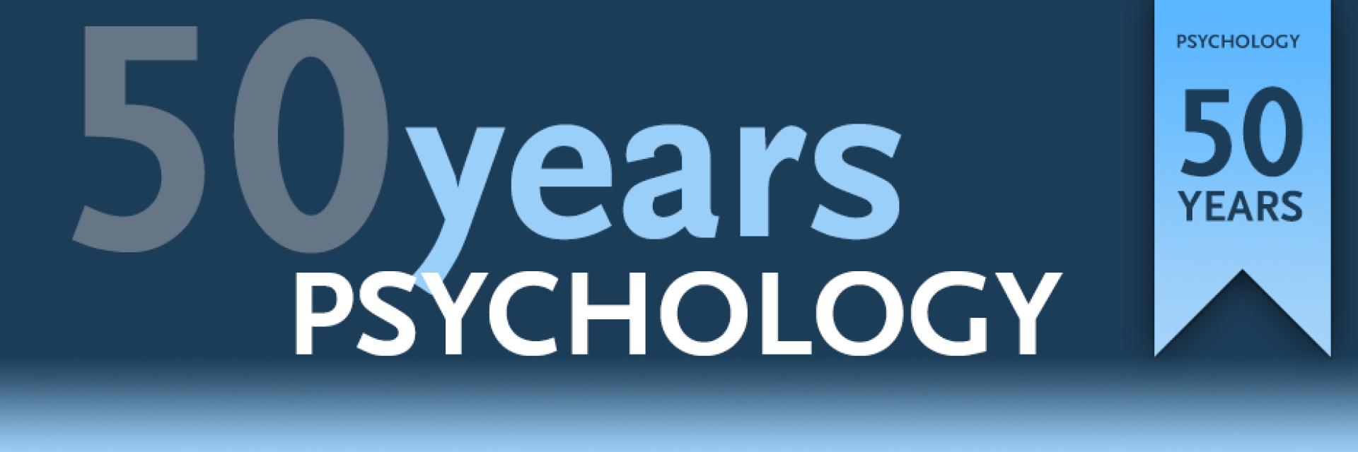 50 jaar psychologie logo