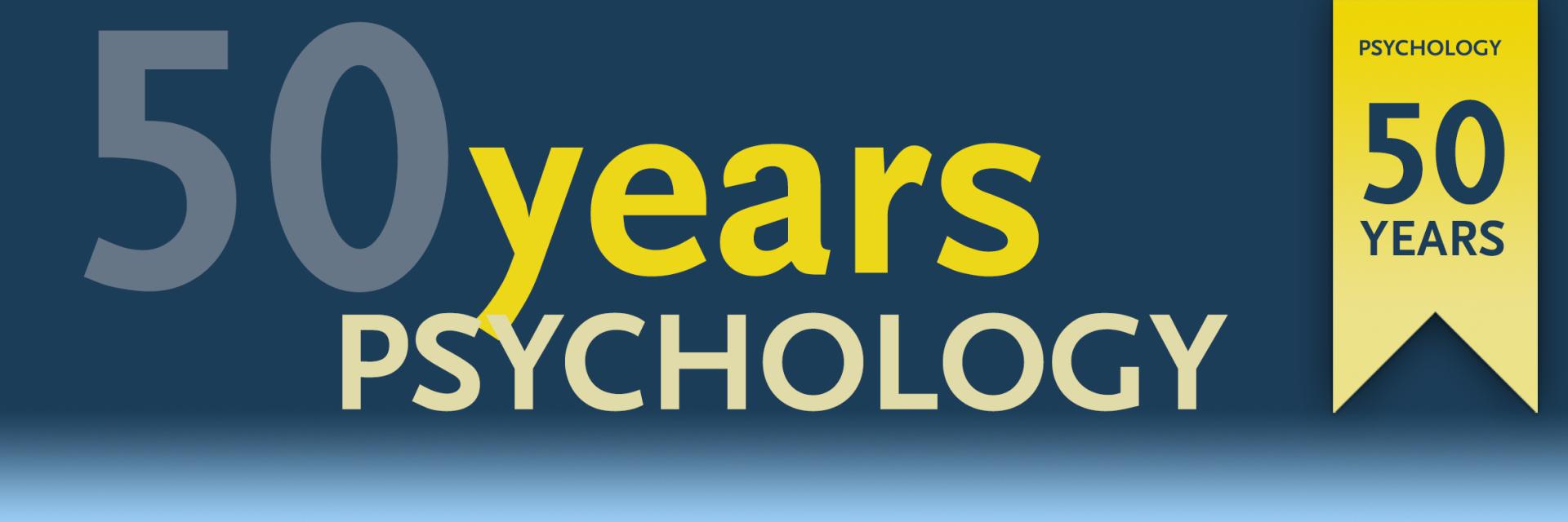 logo 50 years psychology