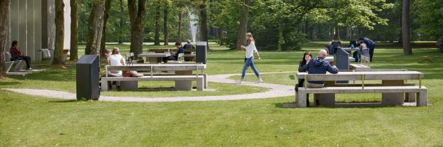 De groene campus van Tilburg University
