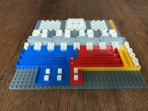 Lego-opstelling priklocatie