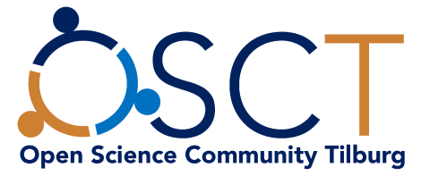 Logo Open science Community Tilburg (OSCT)