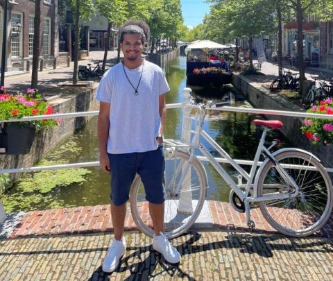 Mazen; pre-bachelor vluchteling-student Tilburg University