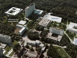 Luchtfoto Tilburg University campus 2020