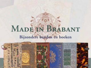 Cover catalogus Made in Brabant: bijzondere banden en boeken