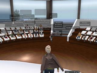 Virtual lecture - empty campus
