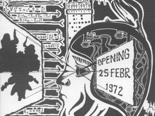 Affiche opening Psychologisch Laboratorium 1972