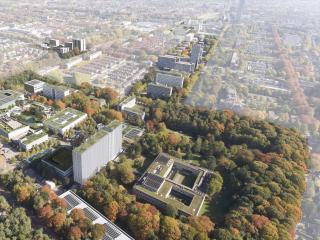 De compacte, groene campus van Tilburg University